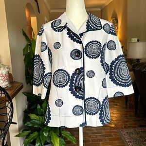 600 West 3/4 sleeve jacket sz8